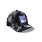 New York Rangers Bleached Denim 9TWENTY A-Frame Adjustable Hat