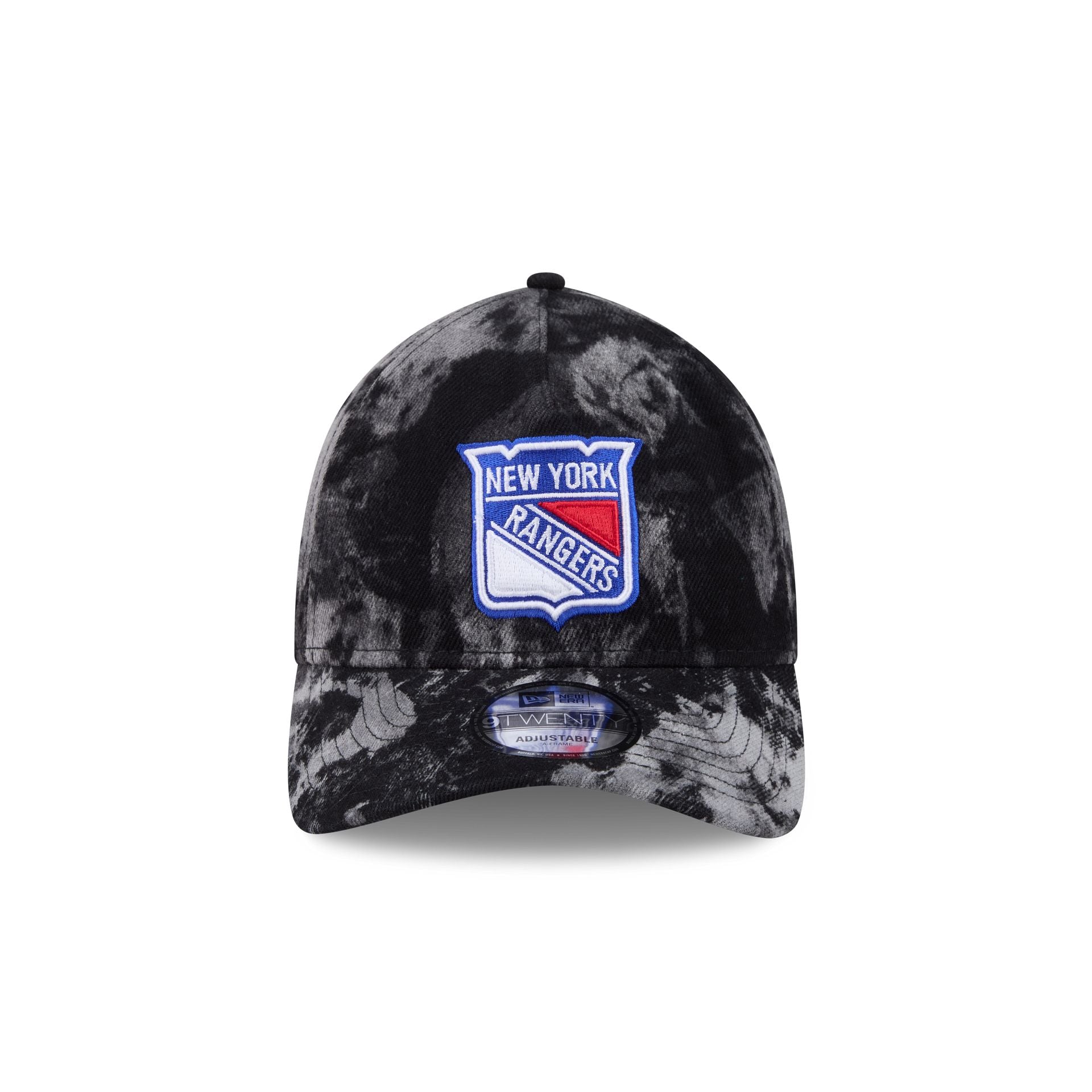 New York Rangers Bleached Denim 9TWENTY A-Frame Adjustable Hat