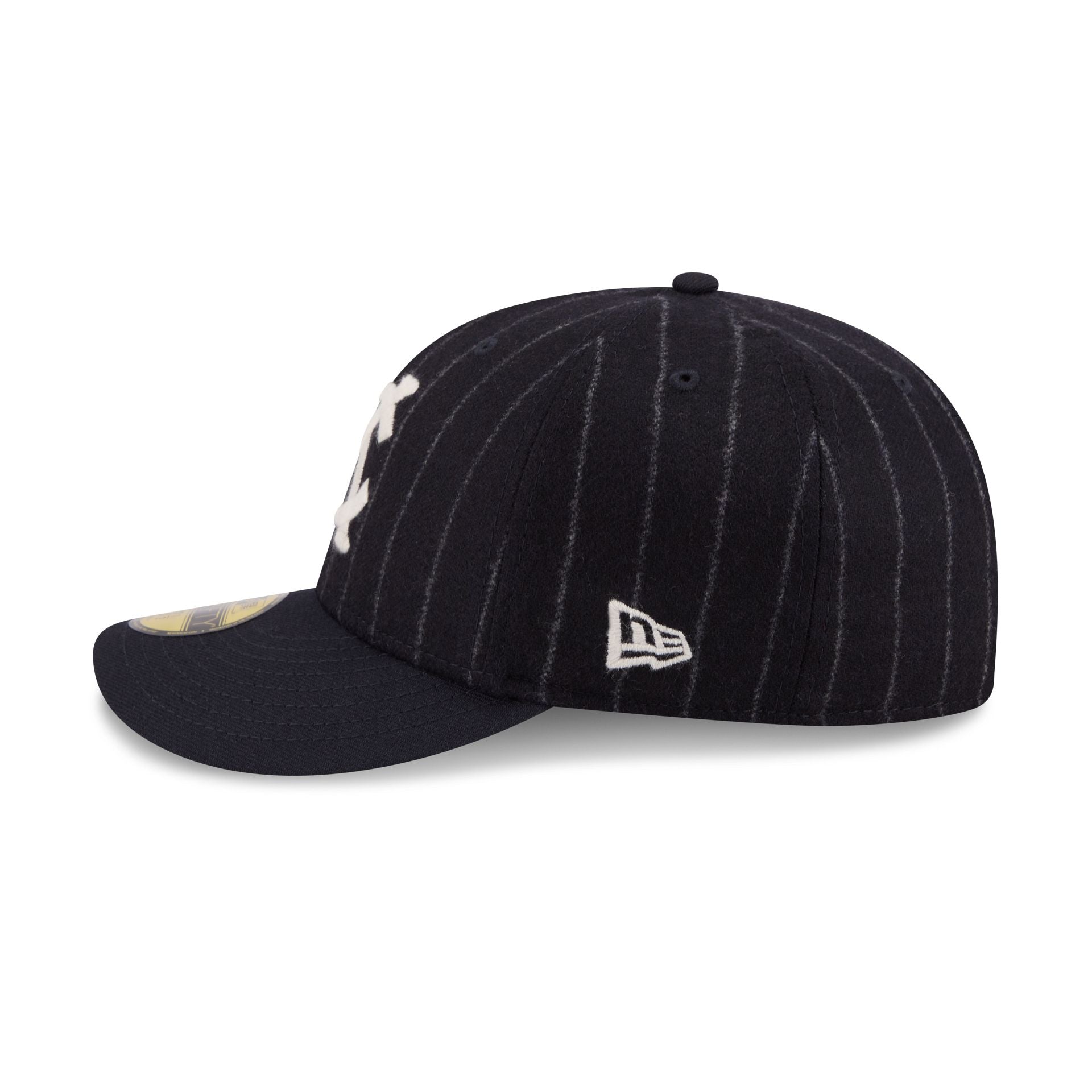 Kansas City Monarchs Pinstripe Merino & Cashmere Moon 59FIFTY Fitted Hat