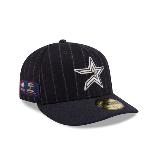 Houston Astros Pinstripe Merino & Cashmere Moon 59FIFTY Fitted Hat - New Era Cap