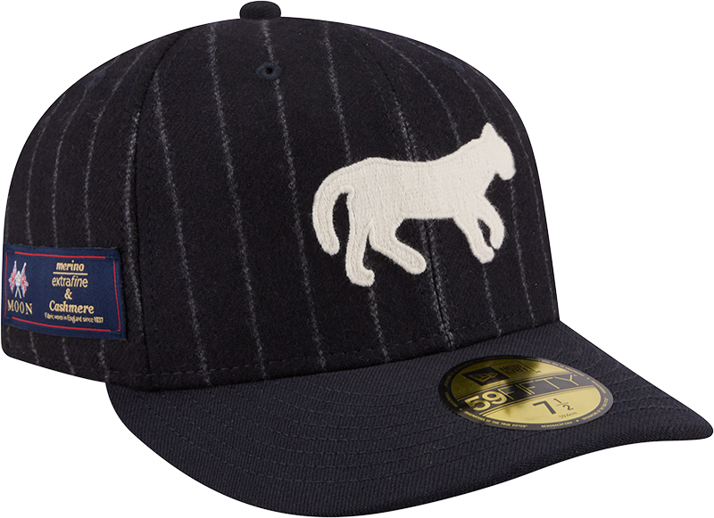Detroit Tigers Pinstripe Merino & Cashmere Moon 59FIFTY Fitted Hat