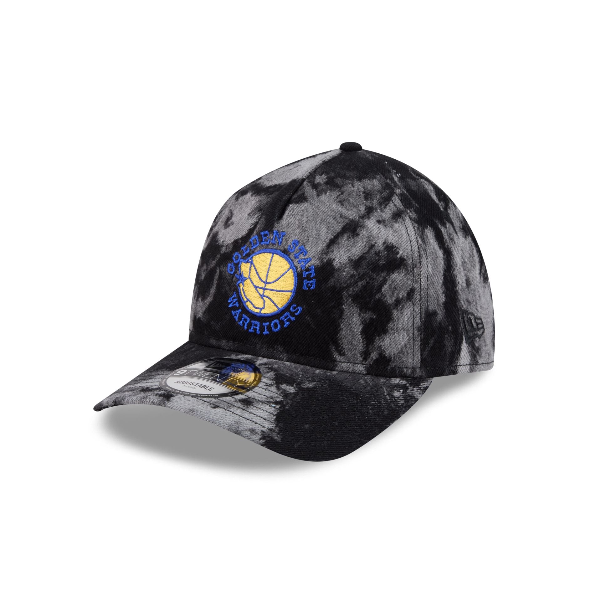 Golden State Warriors Bleached Denim 9TWENTY A-Frame Adjustable Hat