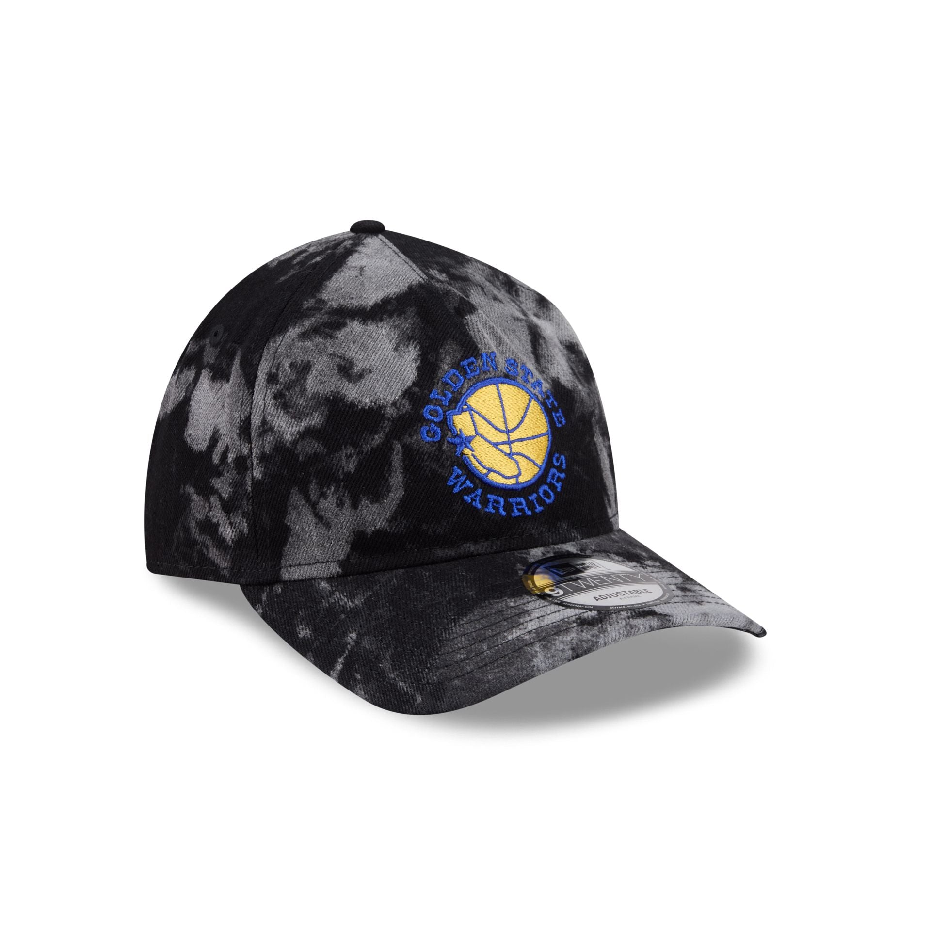 Golden State Warriors Bleached Denim 9TWENTY A-Frame Adjustable Hat
