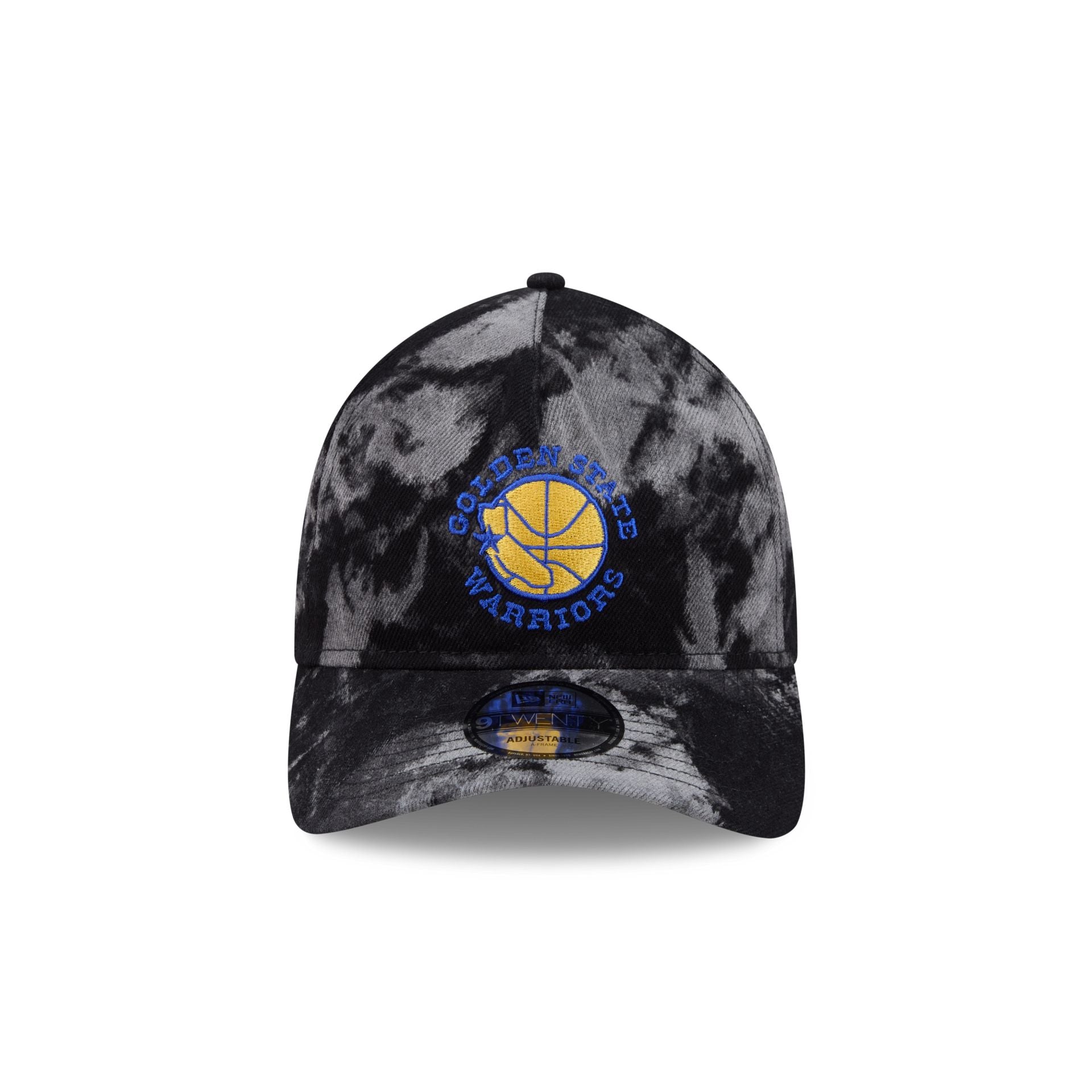 Golden State Warriors Bleached Denim 9TWENTY A-Frame Adjustable Hat