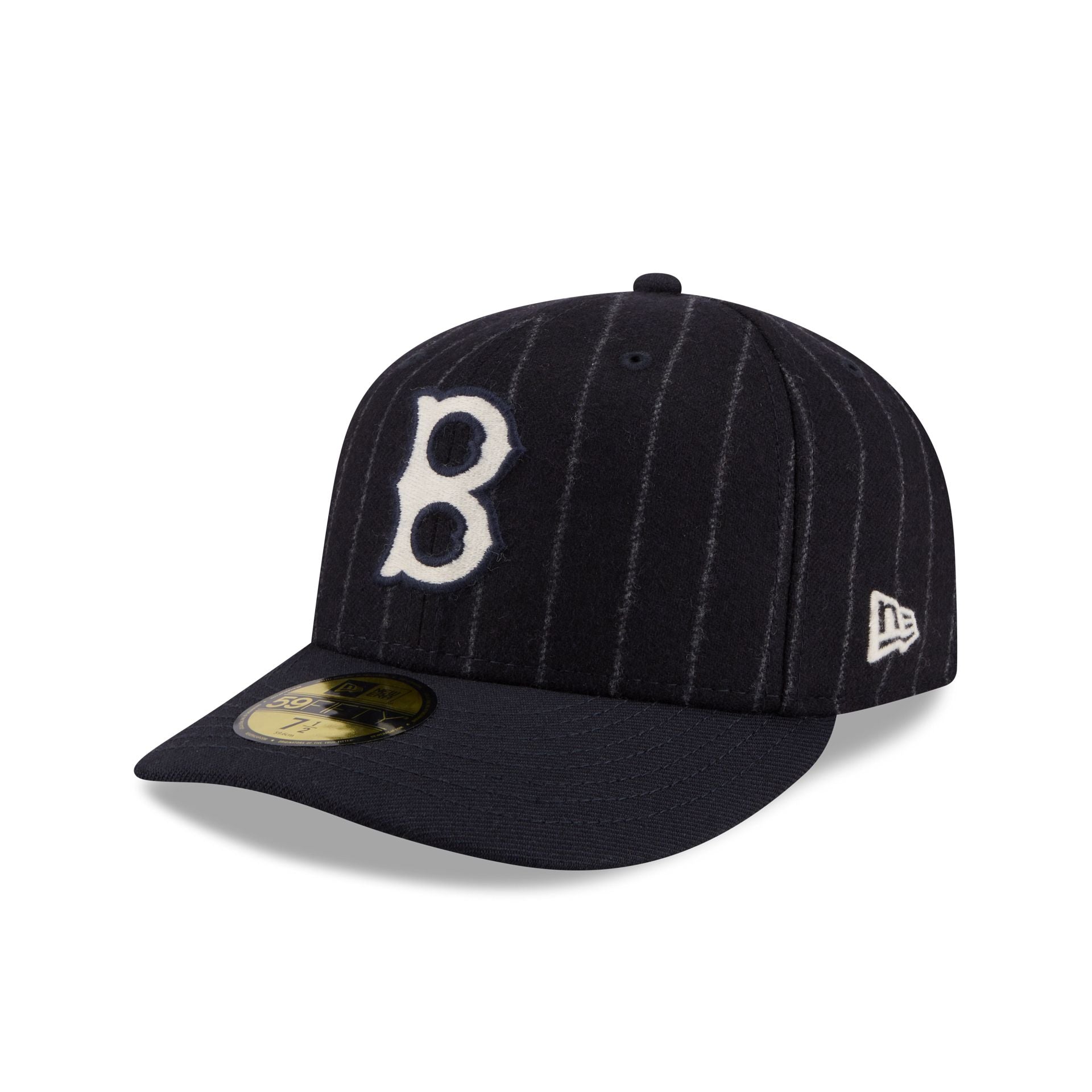 Boston Red Sox Pinstripe Merino & Cashmere Moon 59FIFTY Fitted Hat