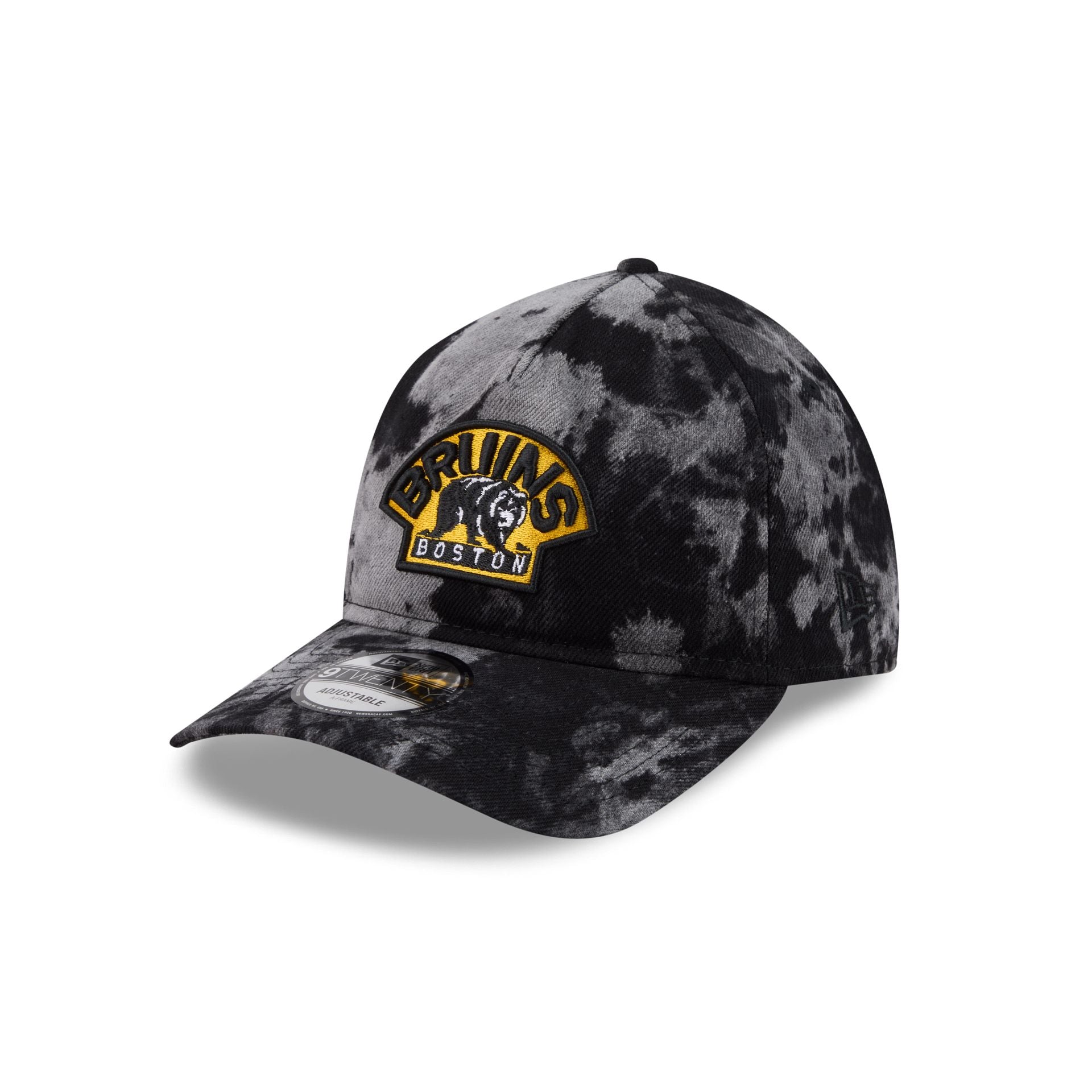 Boston Bruins Bleached Denim 9TWENTY A-Frame Adjustable Hat