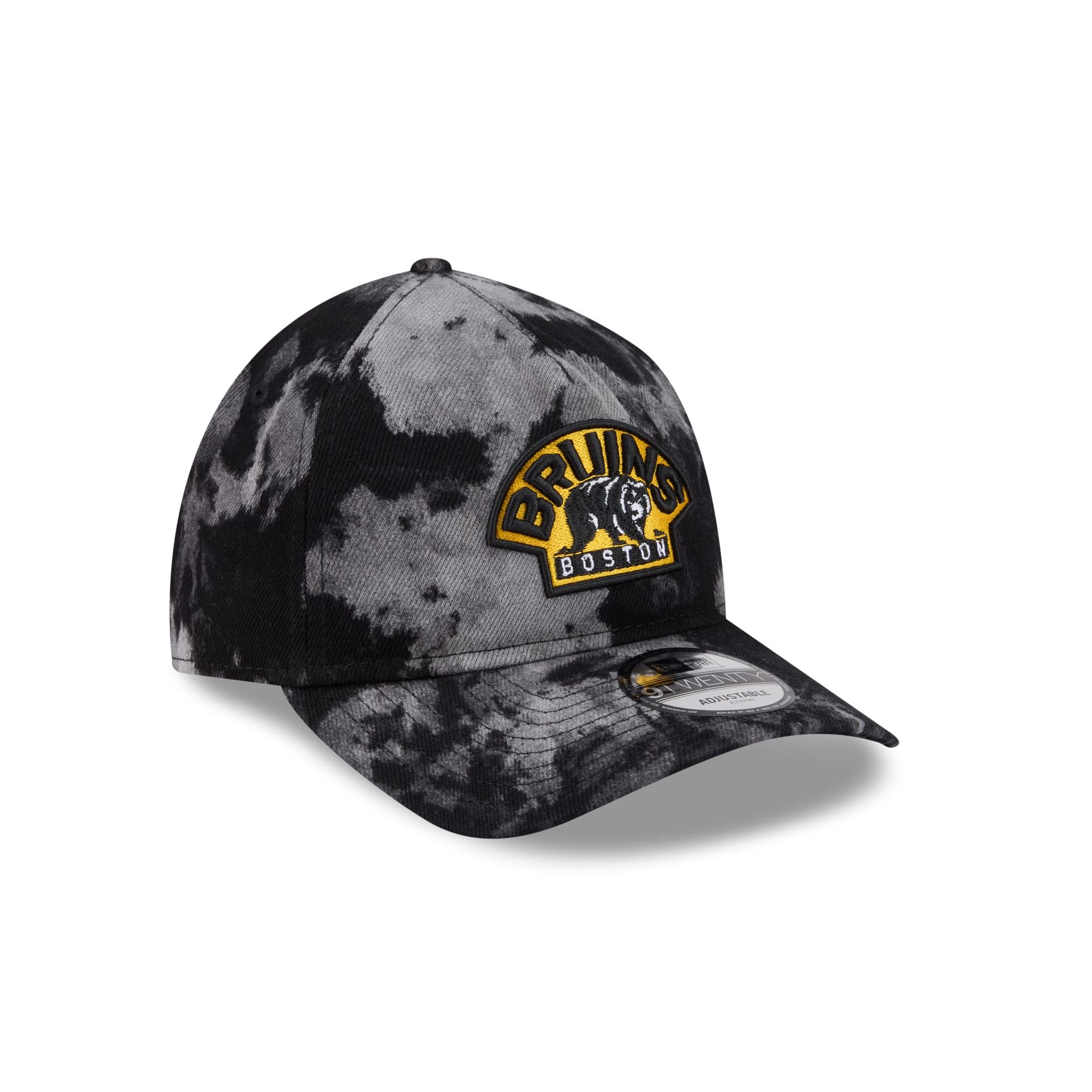 Boston Bruins Bleached Denim 9TWENTY A-Frame Adjustable Hat