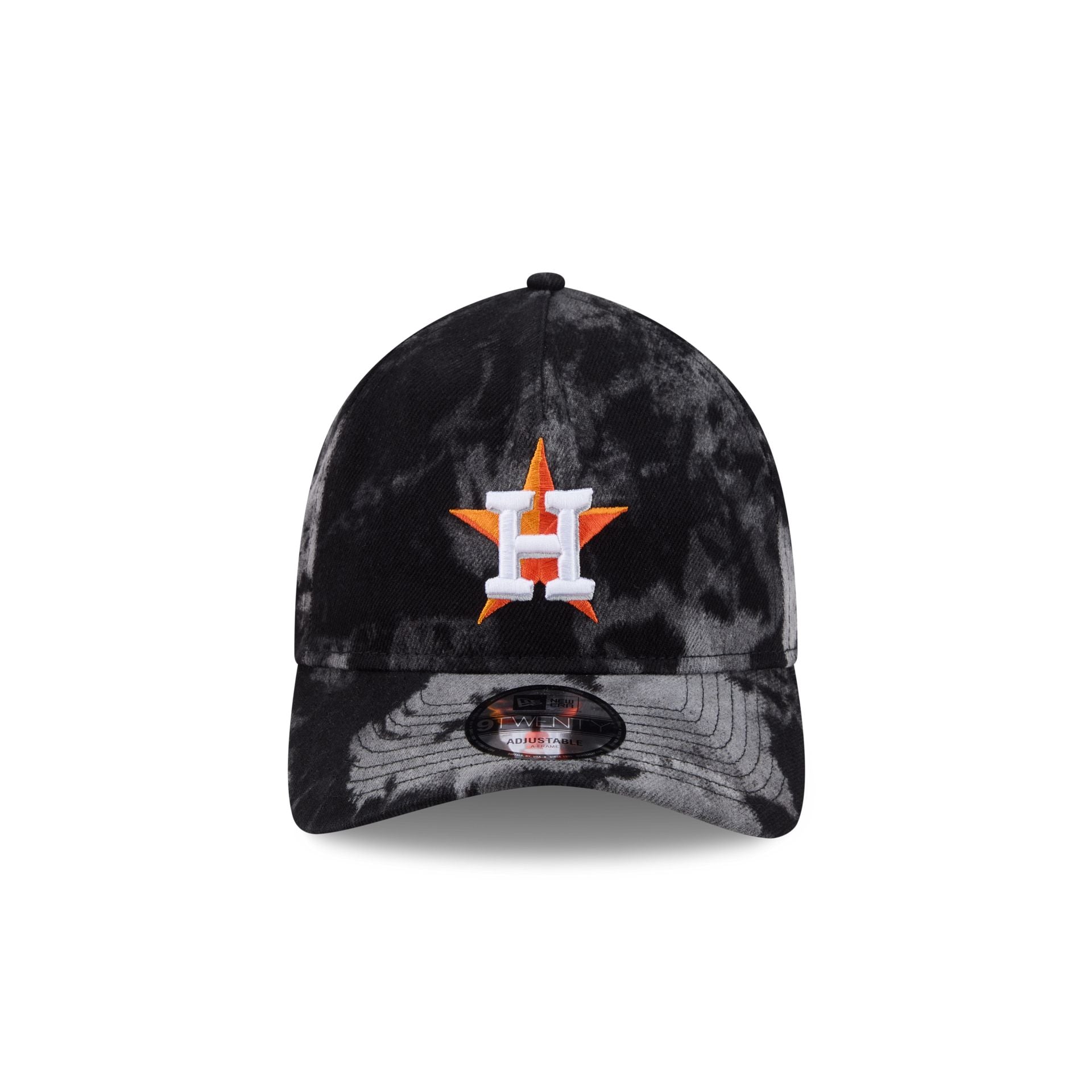 Houston Astros Bleached Denim 9TWENTY A-Frame Adjustable Hat