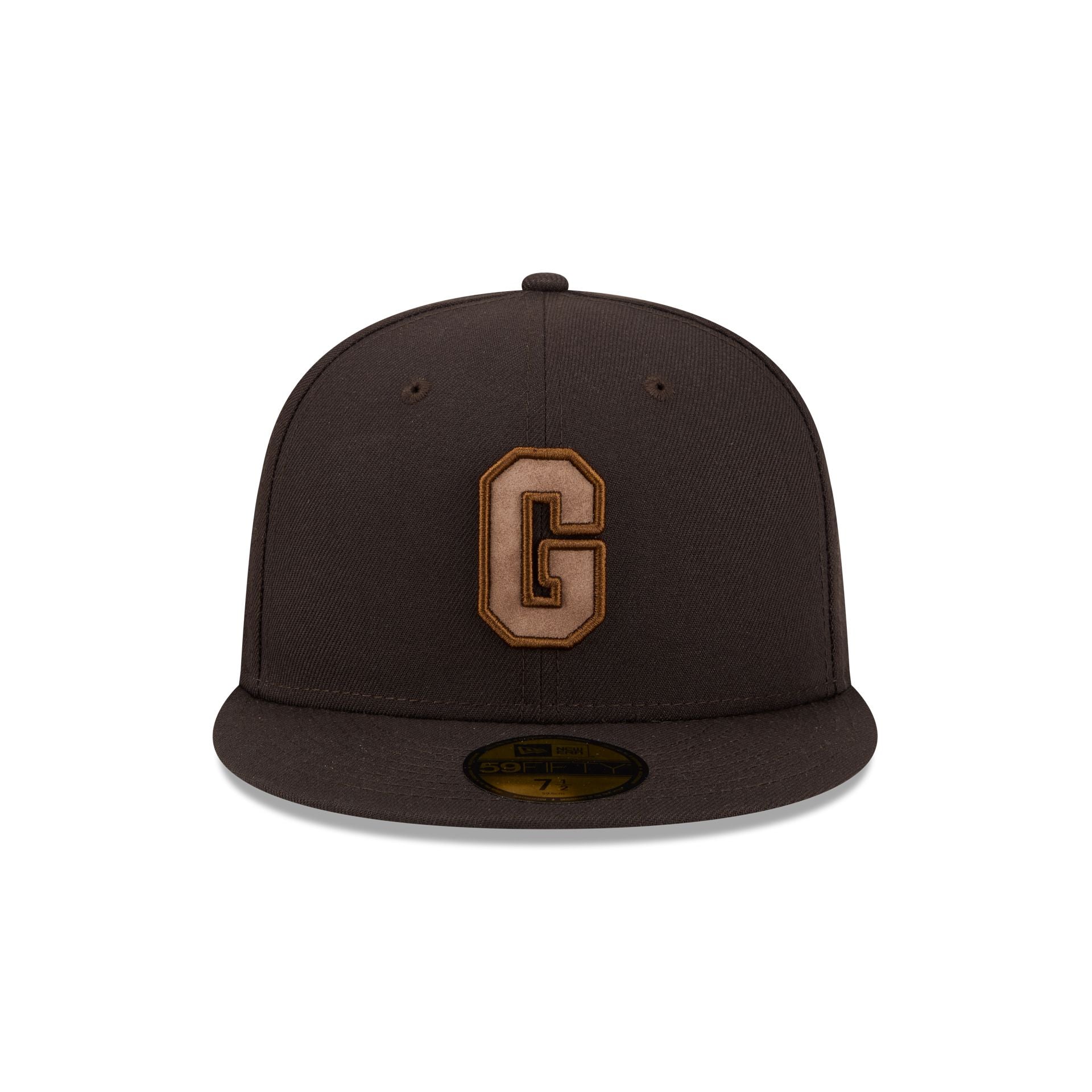 Homestead Grays Brown Suede 59FIFTY Fitted Hat