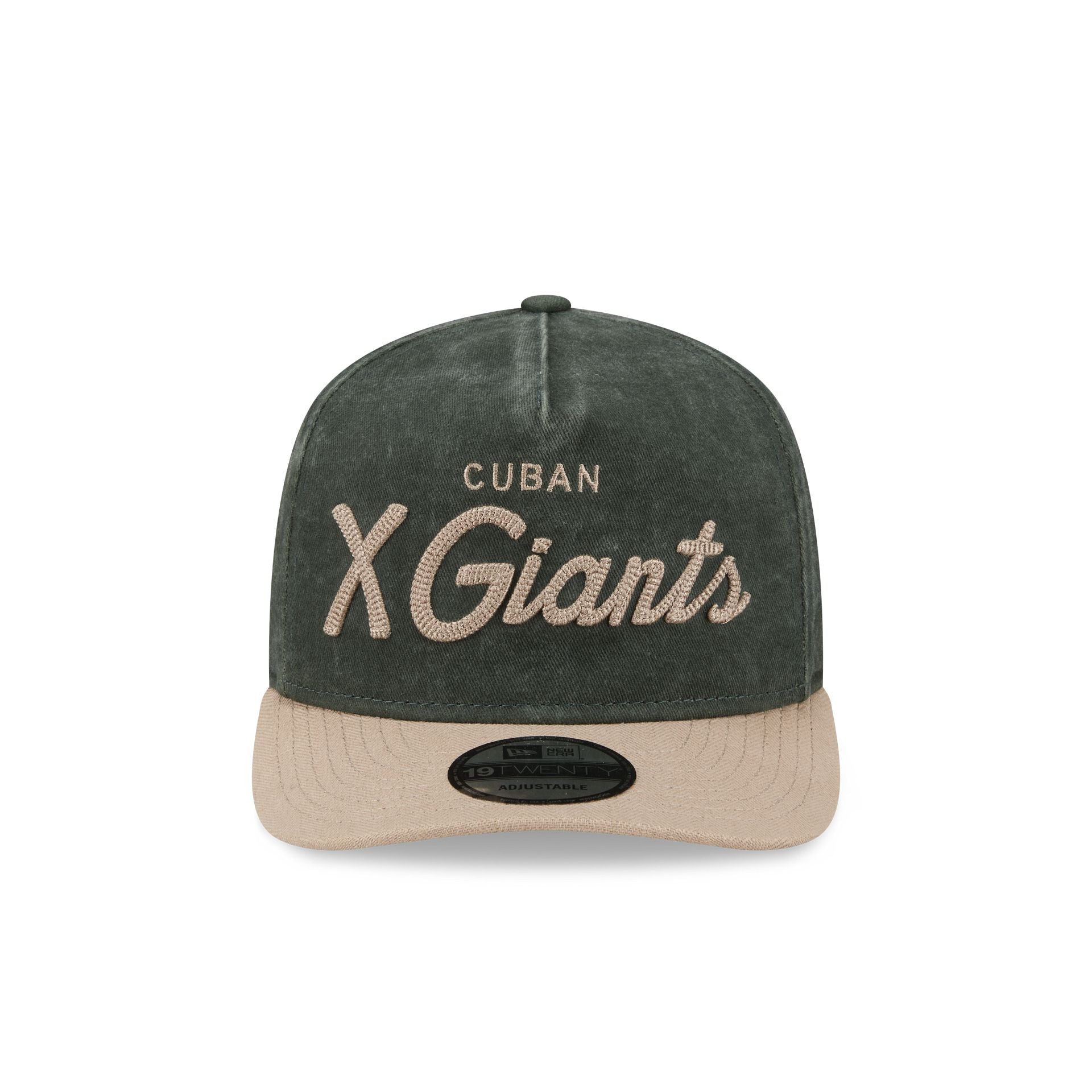 Cuban X Giants Chainstitch Dark Green 19TWENTY Adjustable Hat