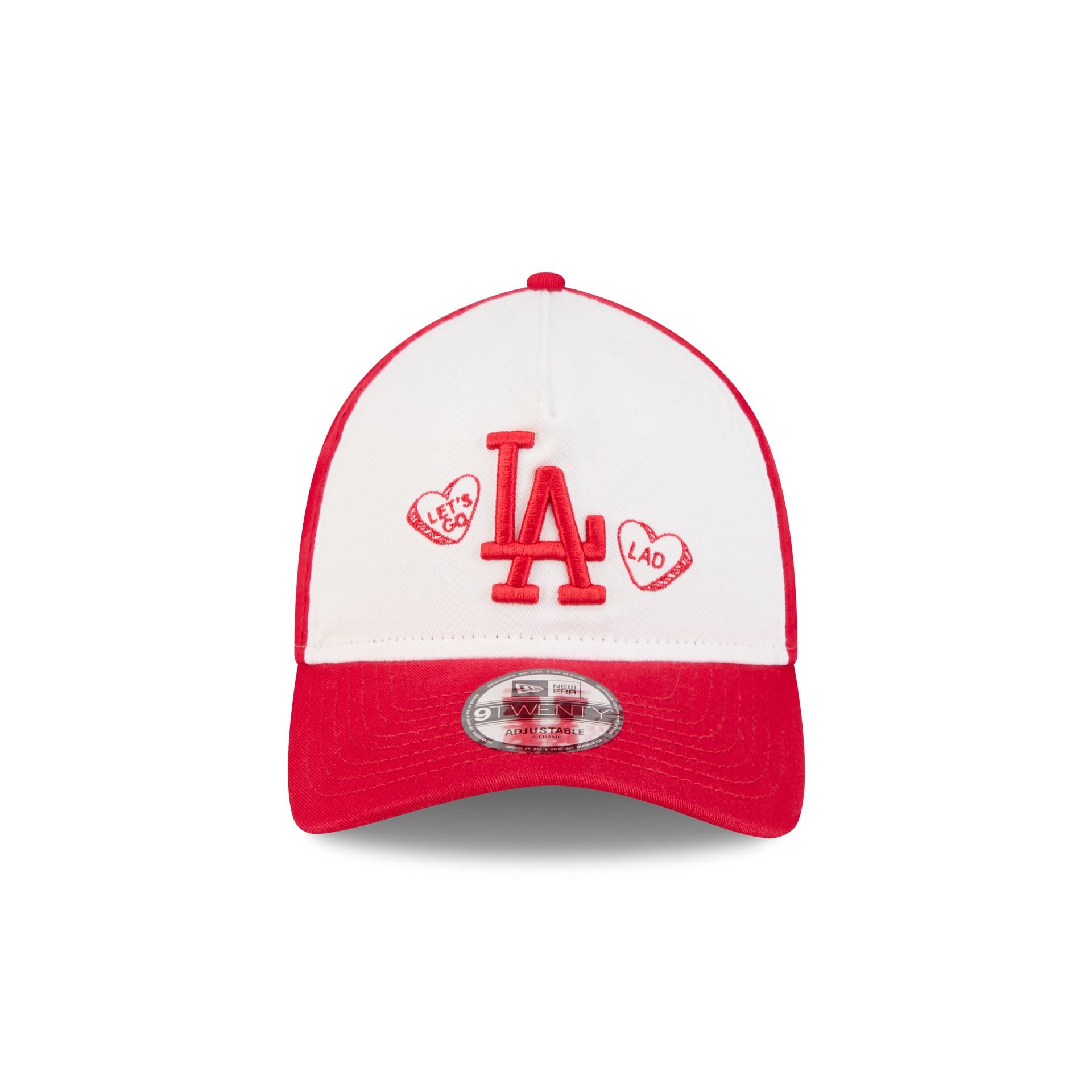 Los Angeles Dodgers Conversation Hearts 9TWENTY A-Frame Adjustable Hat
