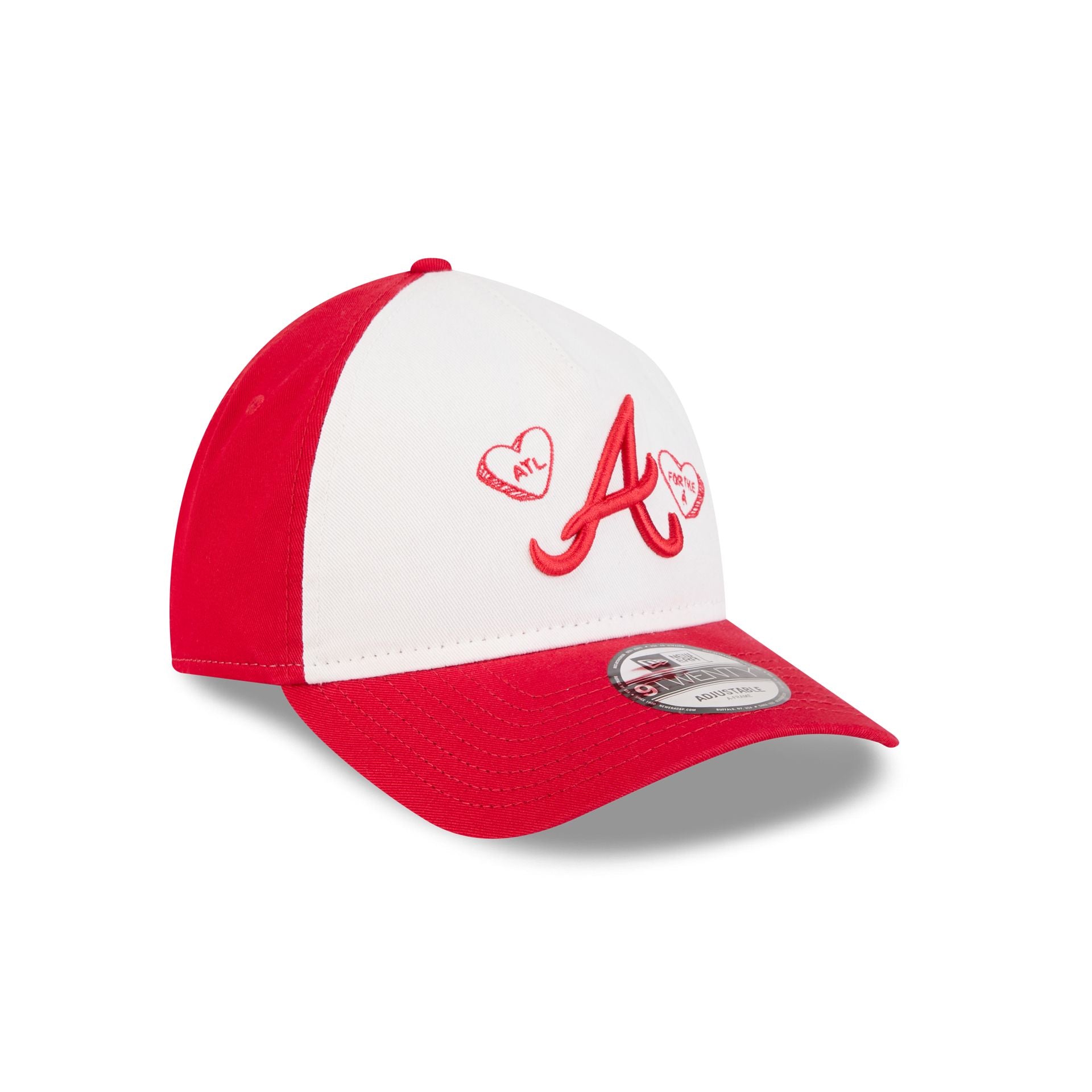 Atlanta Braves Conversation Hearts 9TWENTY A-Frame Adjustable Hat