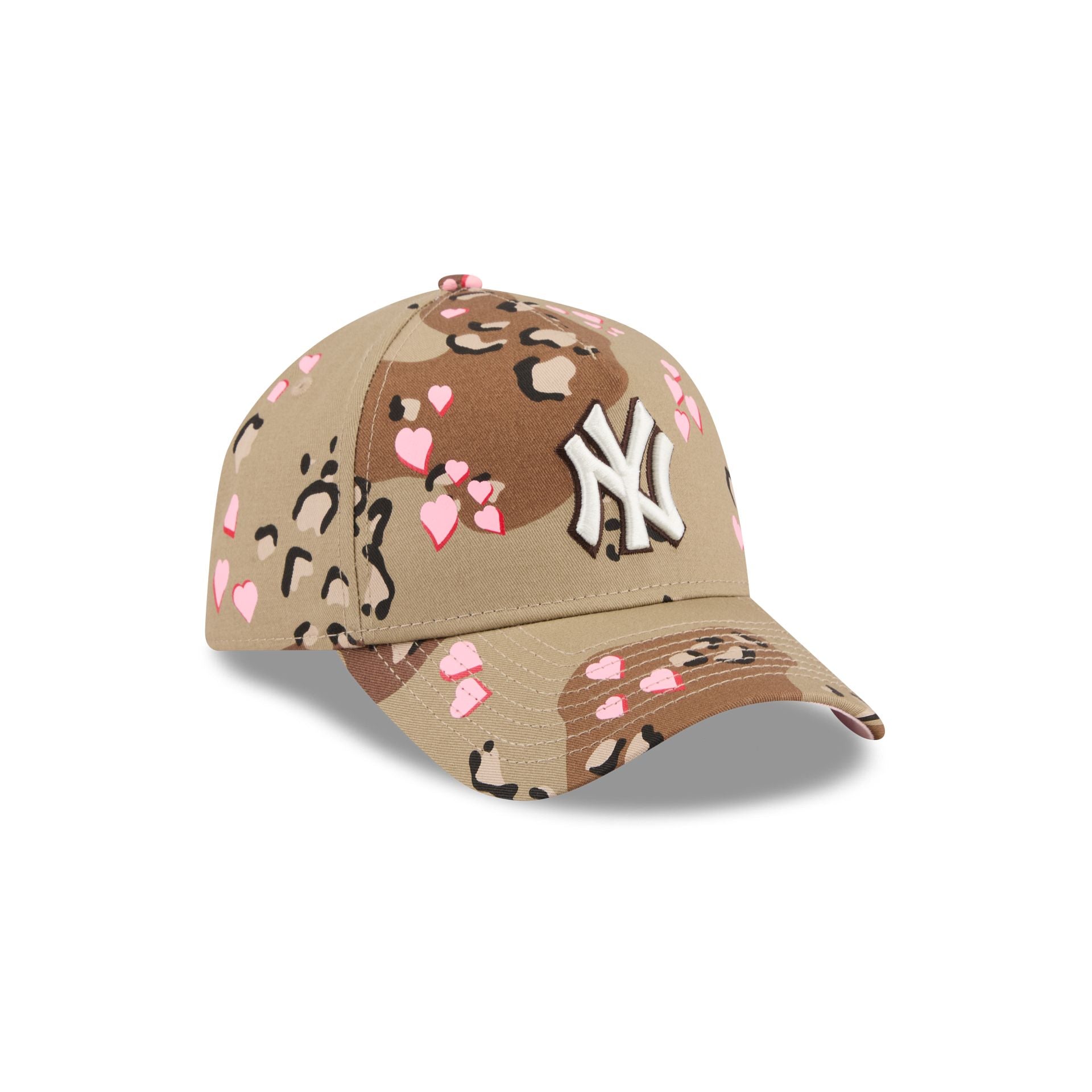 New York Yankees Camo Hearts 9FORTY A-Frame Snapback Hat