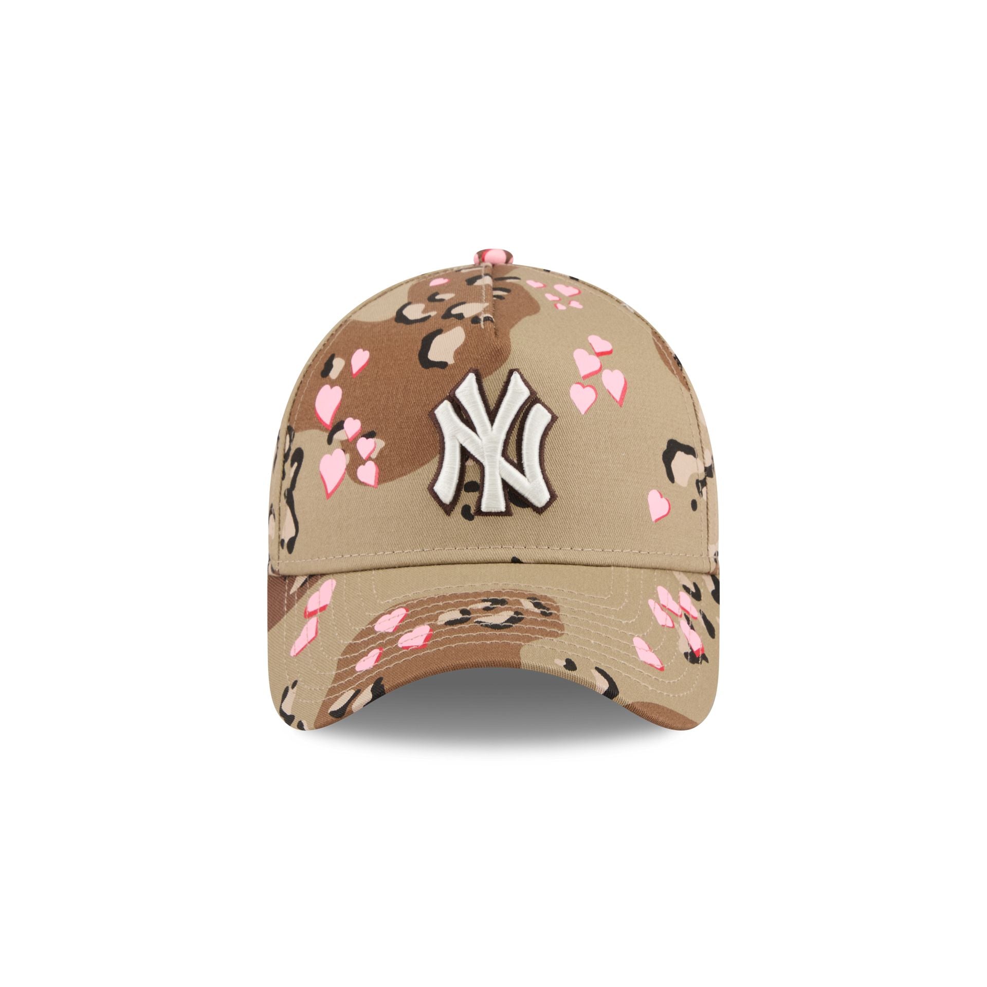 New York Yankees Camo Hearts 9FORTY A-Frame Snapback Hat