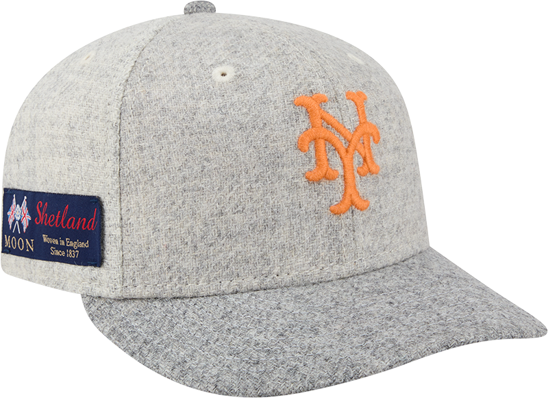 New York Mets Stone Shetland Moon 59FIFTY Fitted Hat