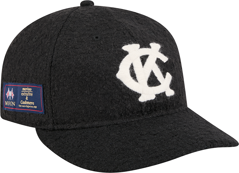 Kansas City Monarchs Navy Merino & Cashmere Moon Retro Crown 9FIFTY Adjustable Hat