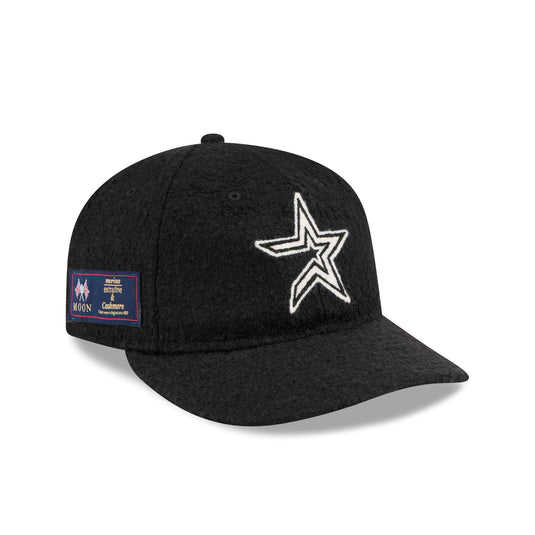 Houston Astros Navy Merino & Cashmere Moon Retro Crown 9FIFTY Adjustable Hat - New Era Cap