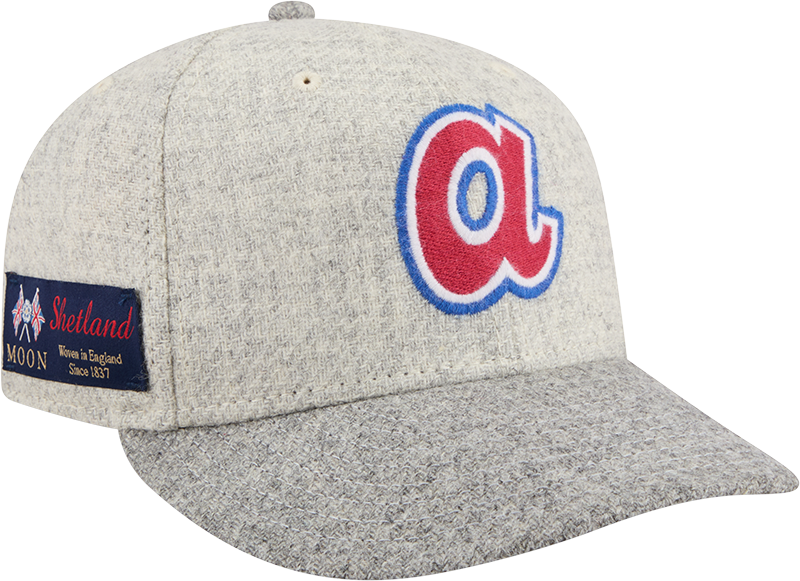 Atlanta Braves Stone Shetland Moon 59FIFTY Fitted Hat