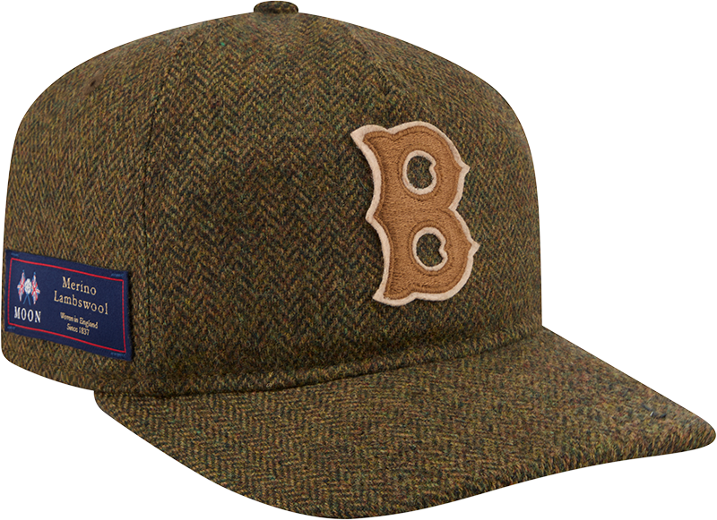 Boston Red Sox Olive Merino Lambswool Moon 19TWENTY Adjustable Hat
