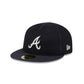 Atlanta Braves Felt Logo Retro Crown 59FIFTY Fitted Hat