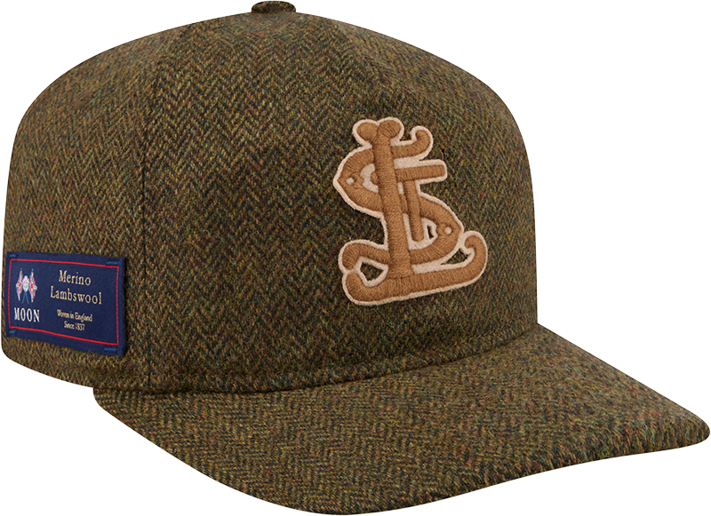 St. Louis Cardinals Olive Merino Lambswool Moon 19TWENTY Adjustable Hat