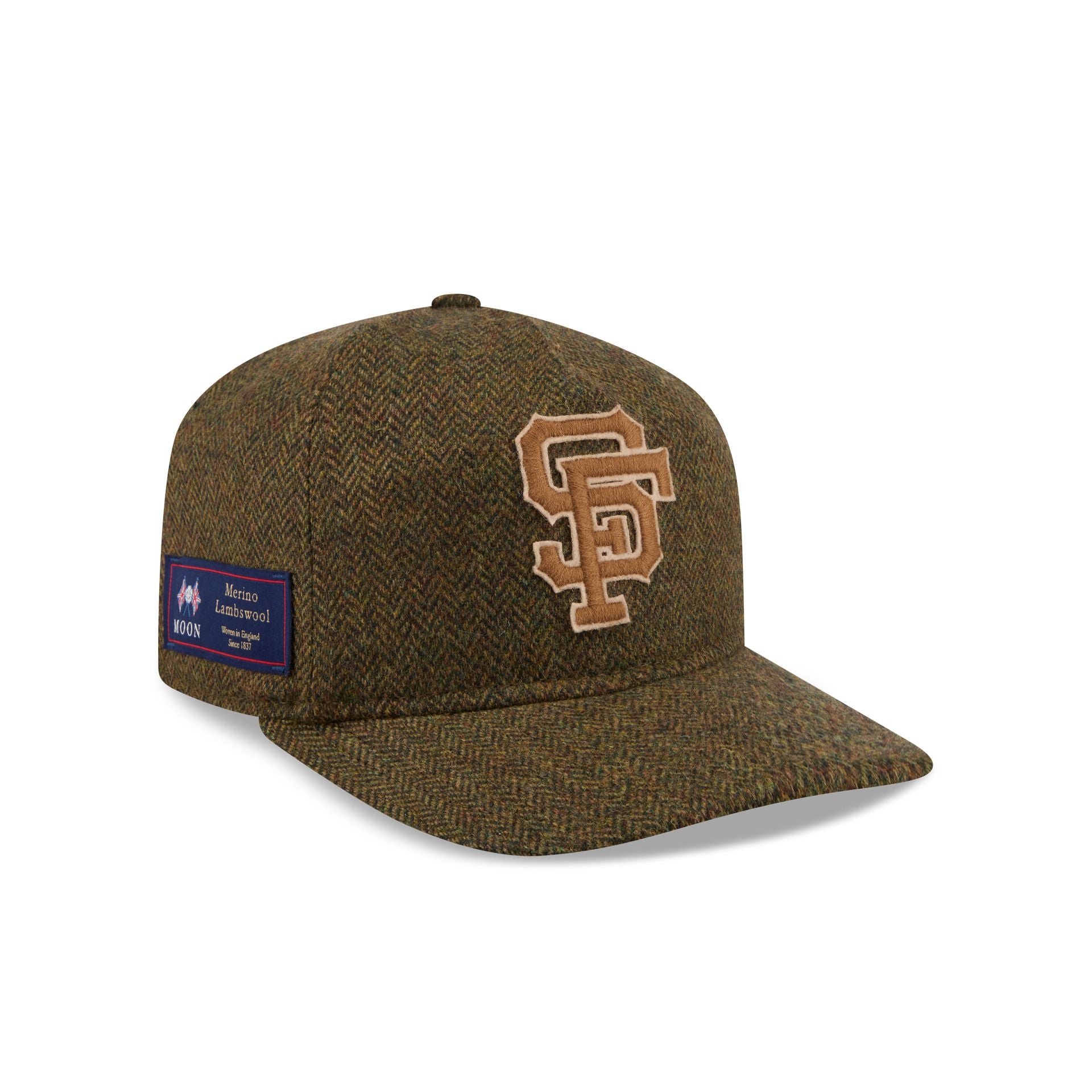 San Francisco Giants Olive Merino Lambswool Moon 19TWENTY Adjustable Hat