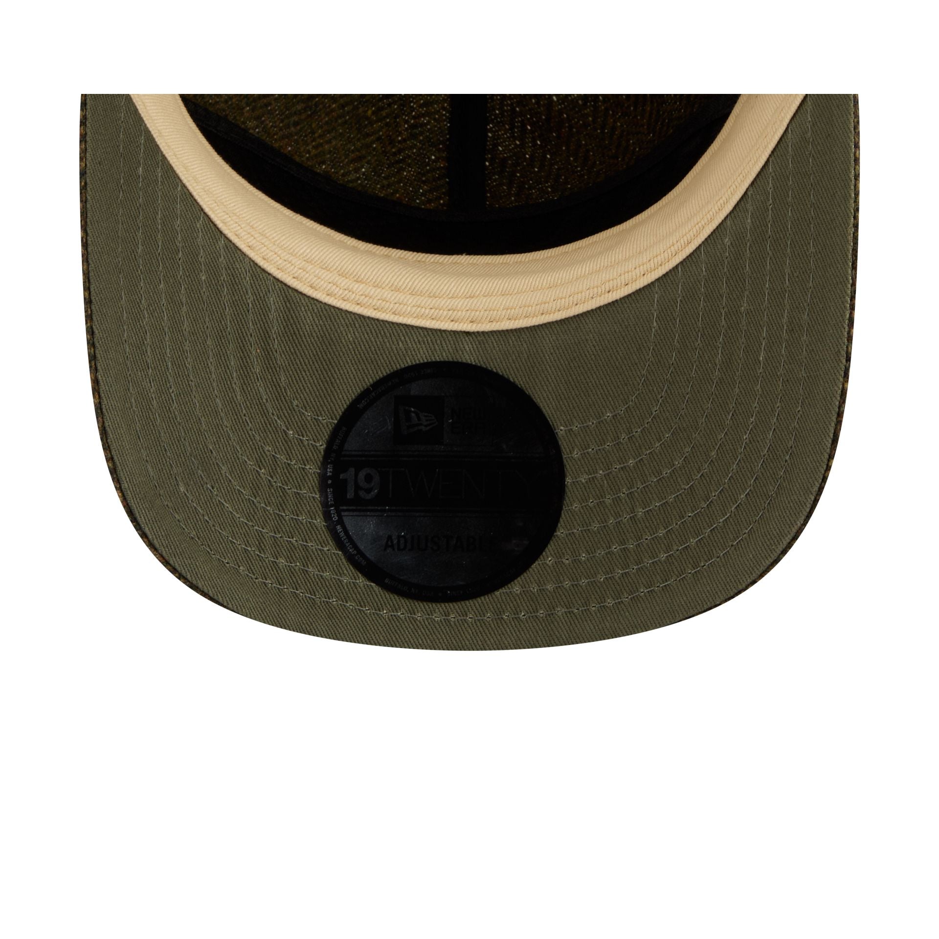 New York Mets Olive Merino Lambswool Moon 19TWENTY Adjustable Hat