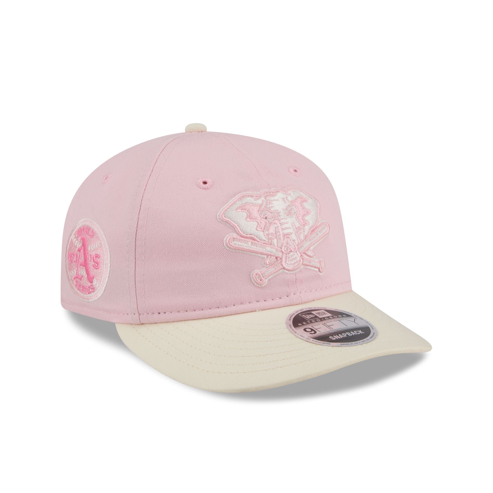 Athletics Light Pink 9FIFTY Snapback Hat