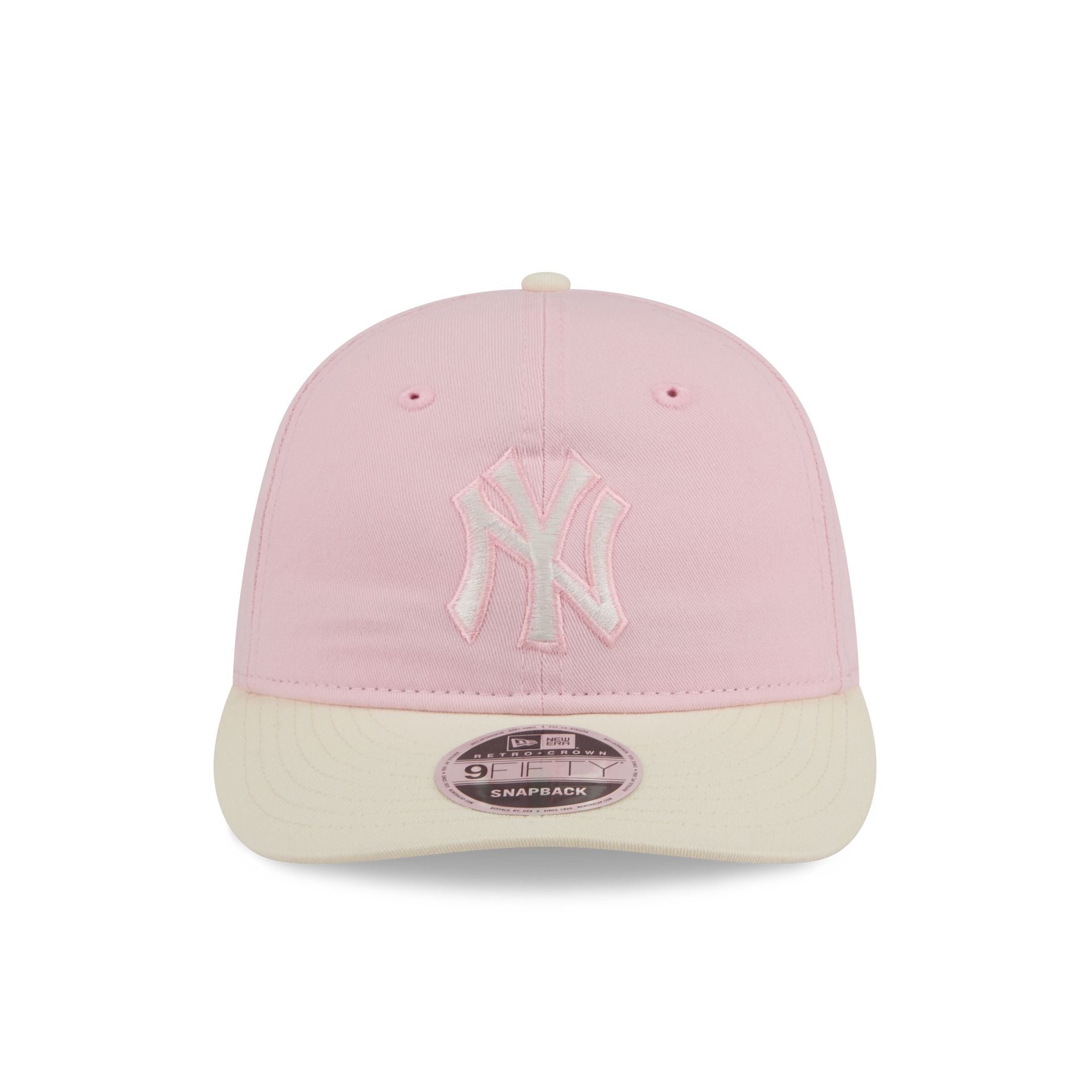 New York Yankees Light Pink Retro Crown 9FIFTY Snapback Hat – New
