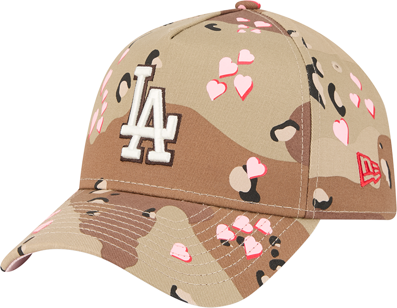 Los Angeles Dodgers Camo Hearts 9FORTY A-Frame Snapback Hat
