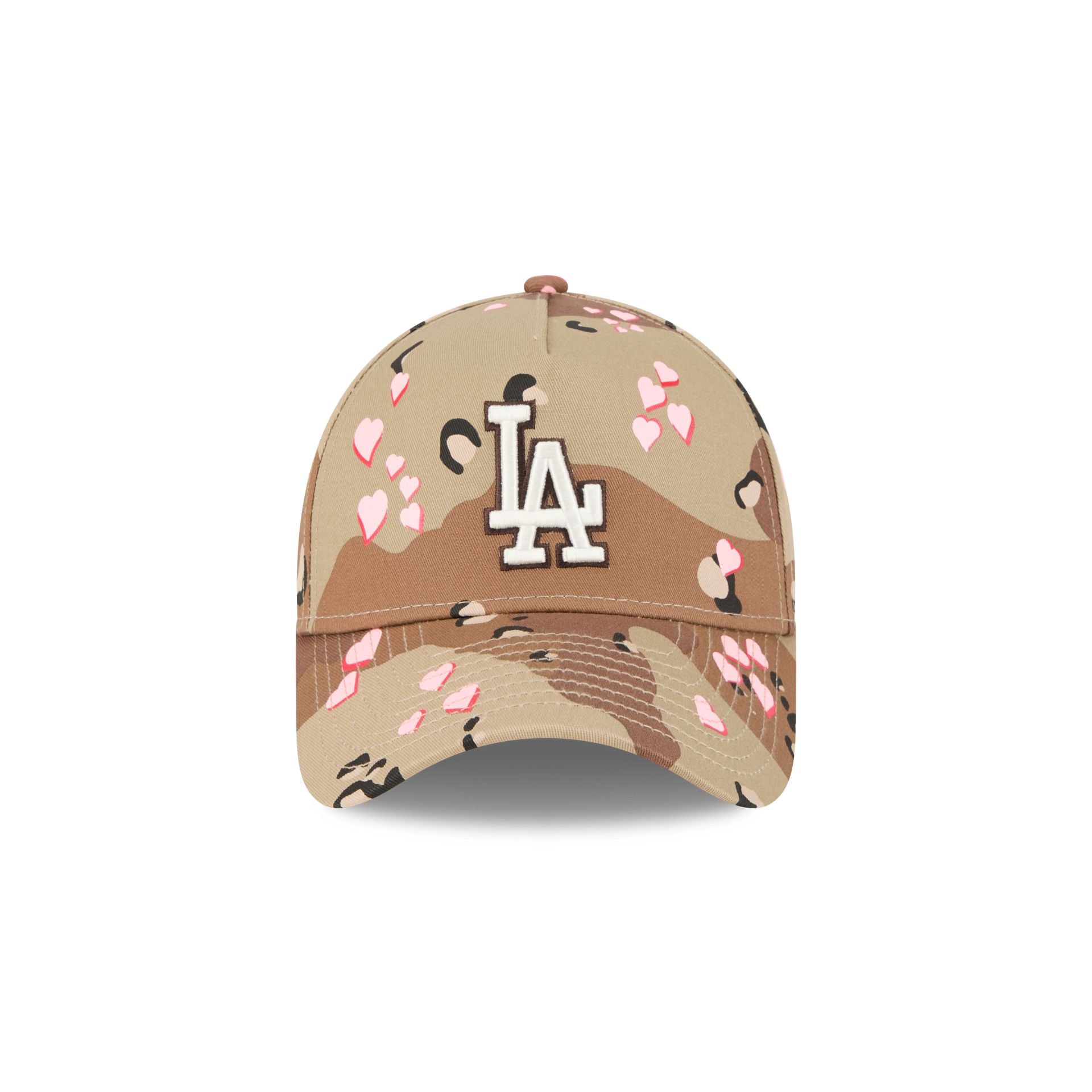 Los Angeles Dodgers Camo Hearts 9FORTY A-Frame Snapback Hat