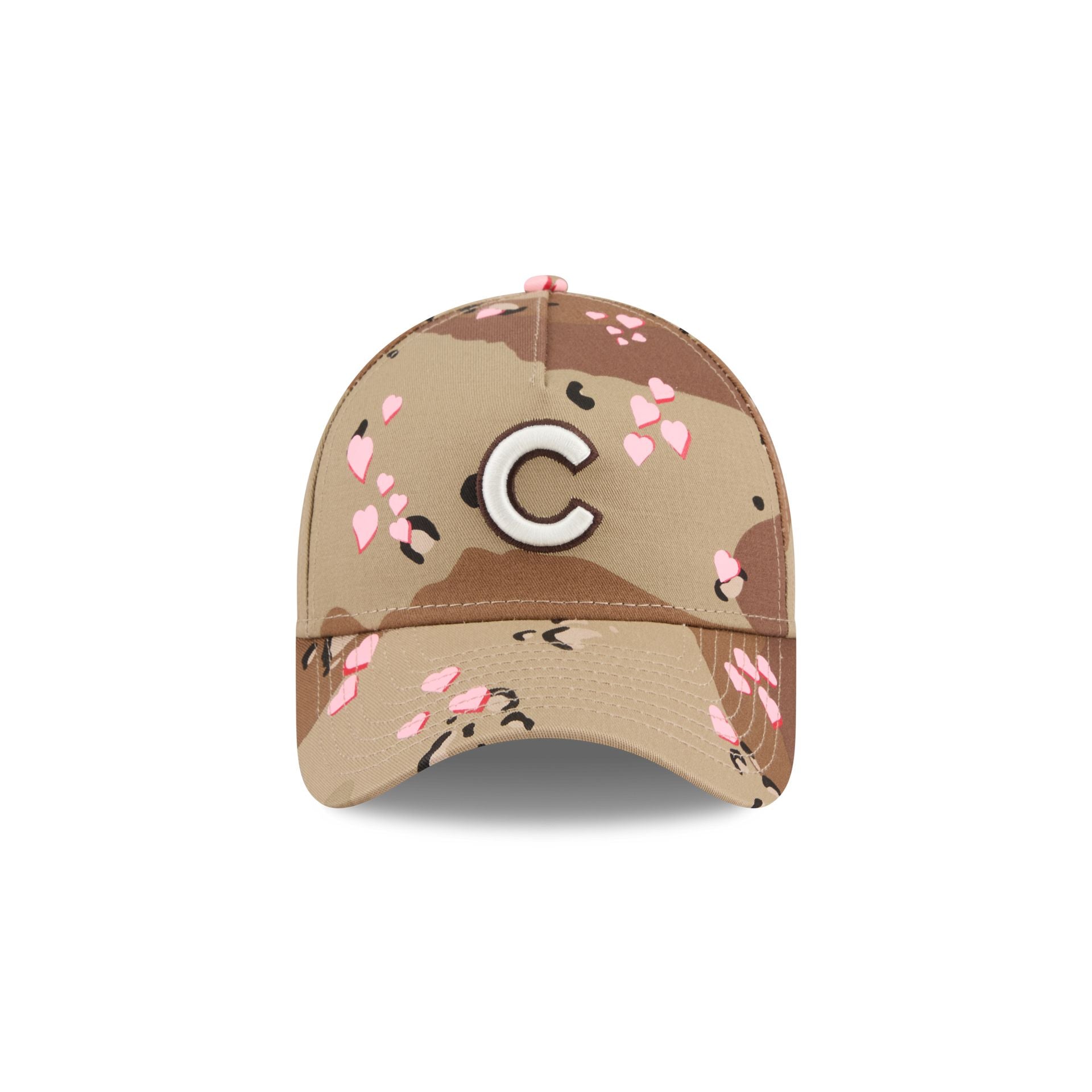 Chicago Cubs Camo Hearts 9FORTY A-Frame Snapback Hat