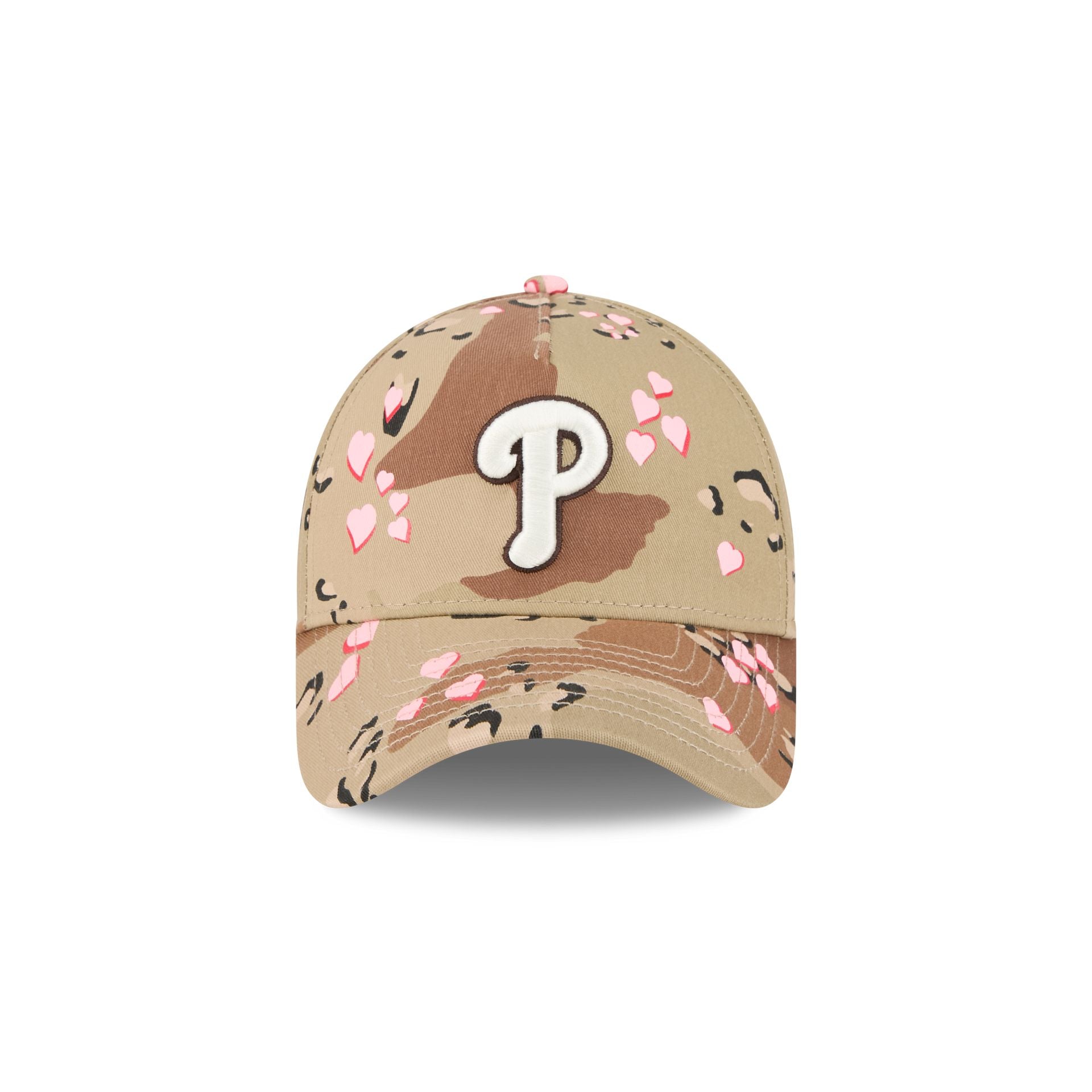 Philadelphia Phillies Camo Hearts 9FORTY A-Frame Snapback Hat
