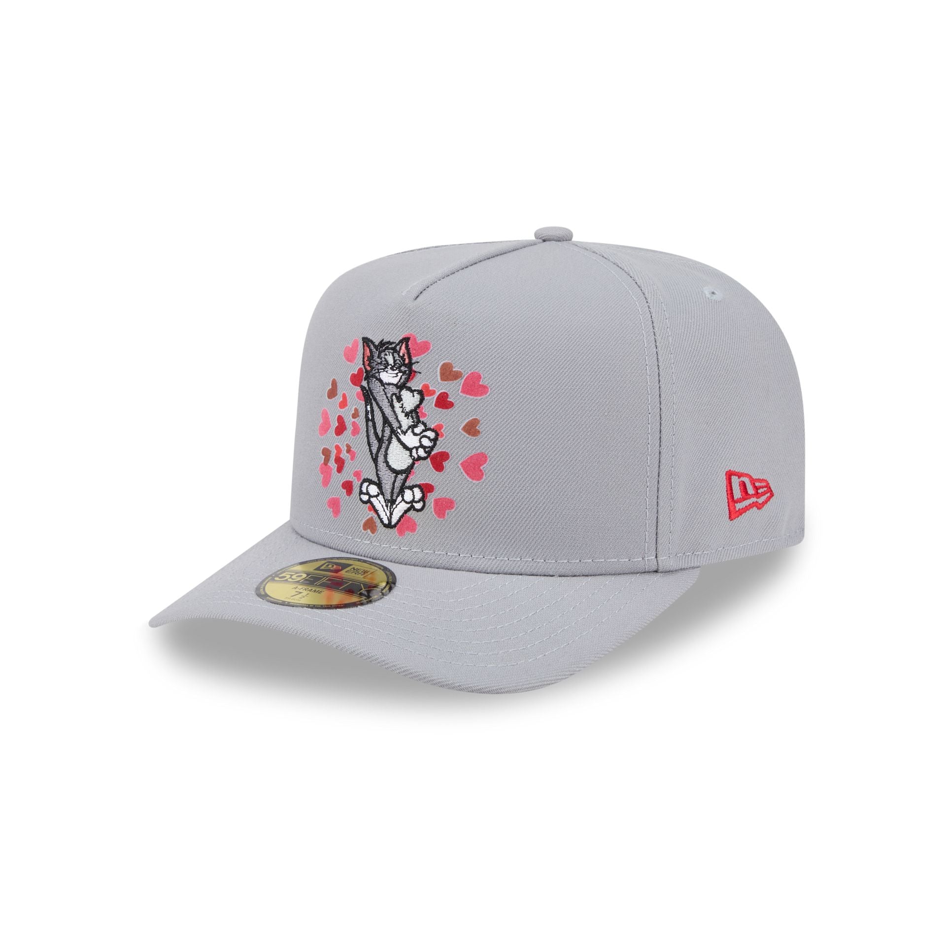 Tom and Jerry Hearts 59FIFTY A-Frame Fitted Hat