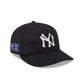 New York Yankees Navy Merino & Cashmere Moon Retro Crown 9FIFTY Adjustable Hat