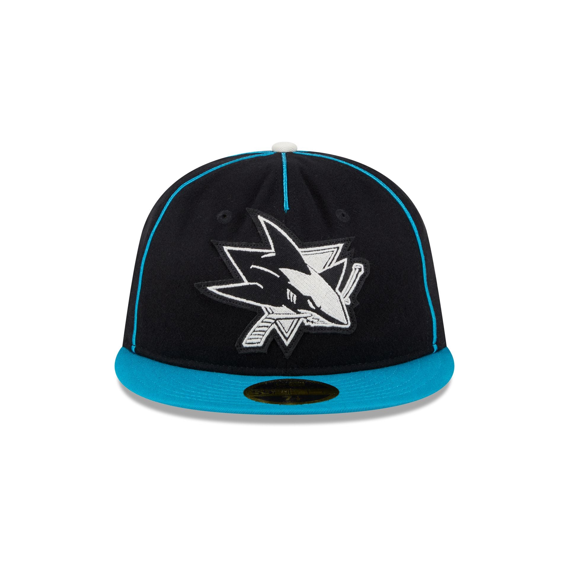 San Jose Sharks Felt Logo Retro Crown 59FIFTY Fitted Hat