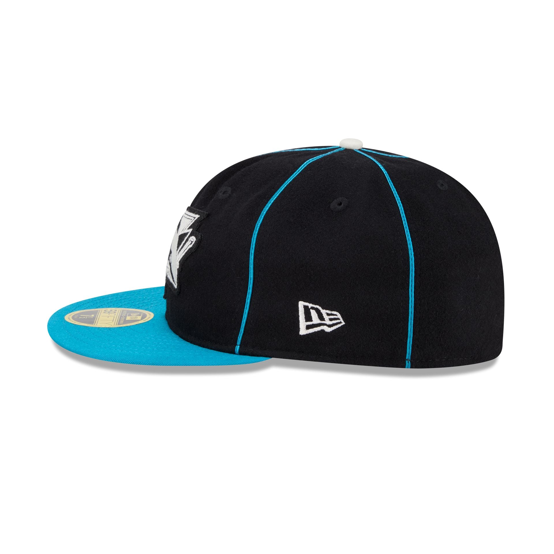 San Jose Sharks Felt Logo Retro Crown 59FIFTY Fitted Hat