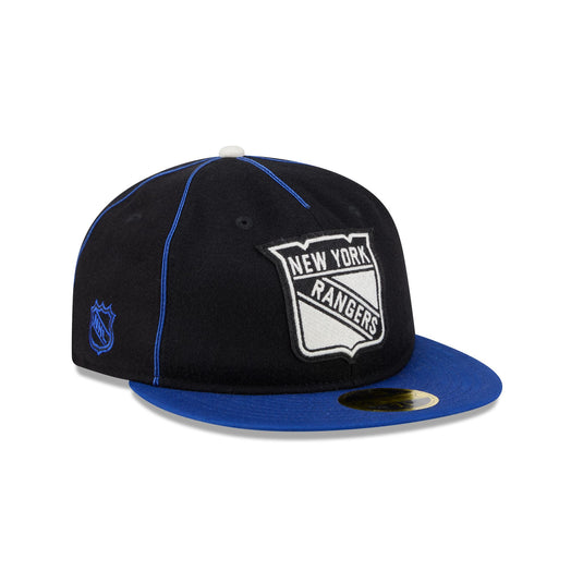 New York Rangers Felt Logo Retro Crown 59FIFTY Fitted Hat - New Era Cap