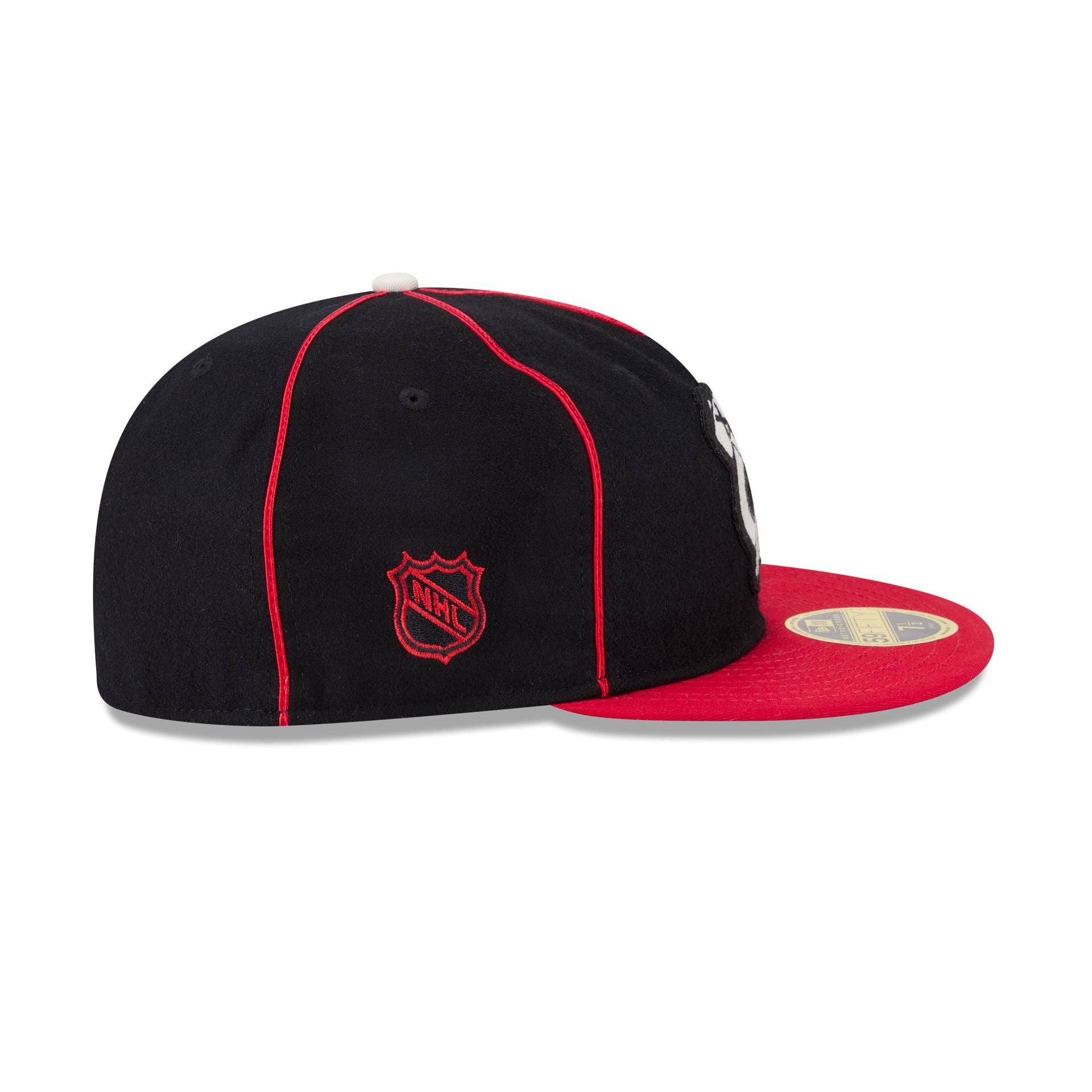 Chicago Blackhawks Felt Logo Retro Crown 59FIFTY Fitted Hat