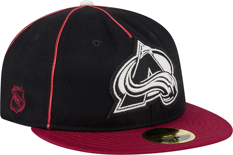 Colorado Avalanche Felt Logo Retro Crown 59FIFTY Fitted Hat