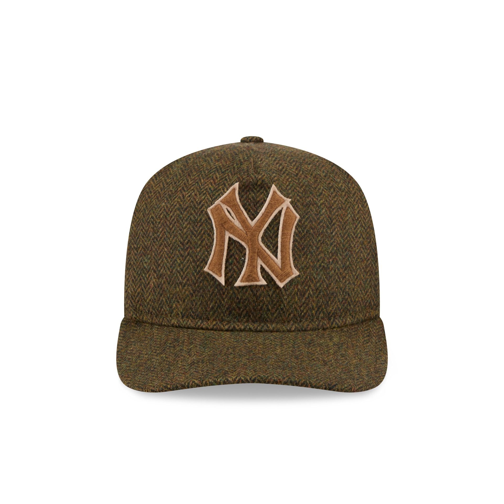 New York Yankees Olive Merino Lambswool Moon 19TWENTY Adjustable Hat