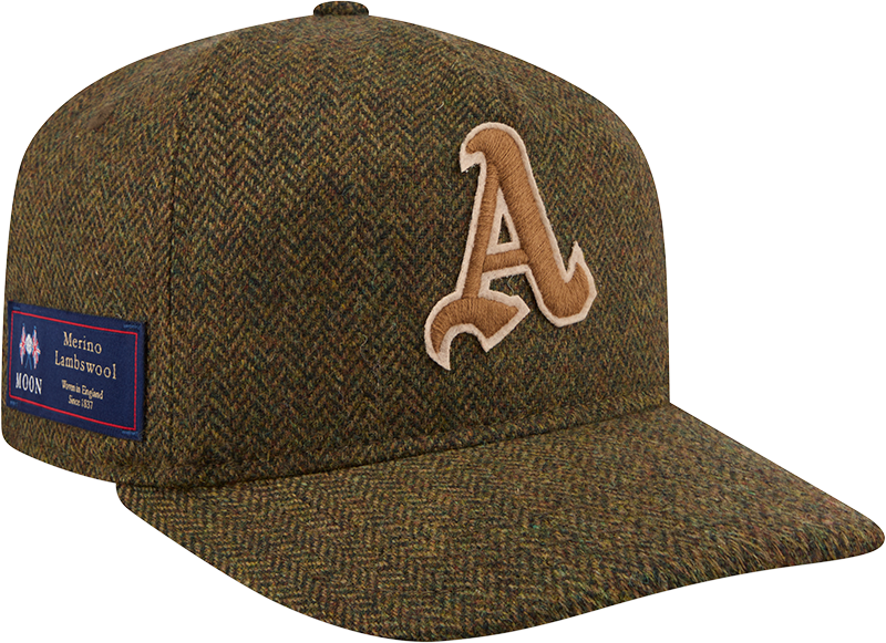 Athletics Olive Merino Lambswool Moon 19TWENTY Adjustable Hat