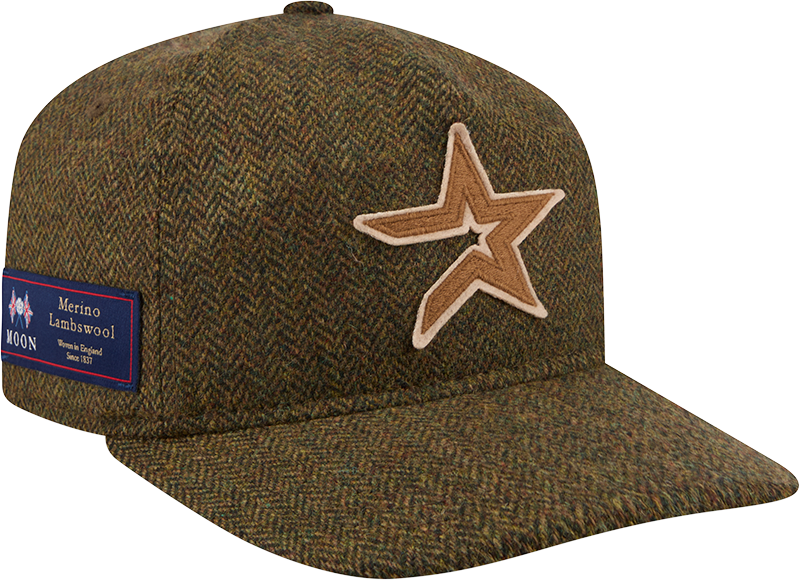 Houston Astros Olive Merino Lambswool Moon 19TWENTY Adjustable Hat
