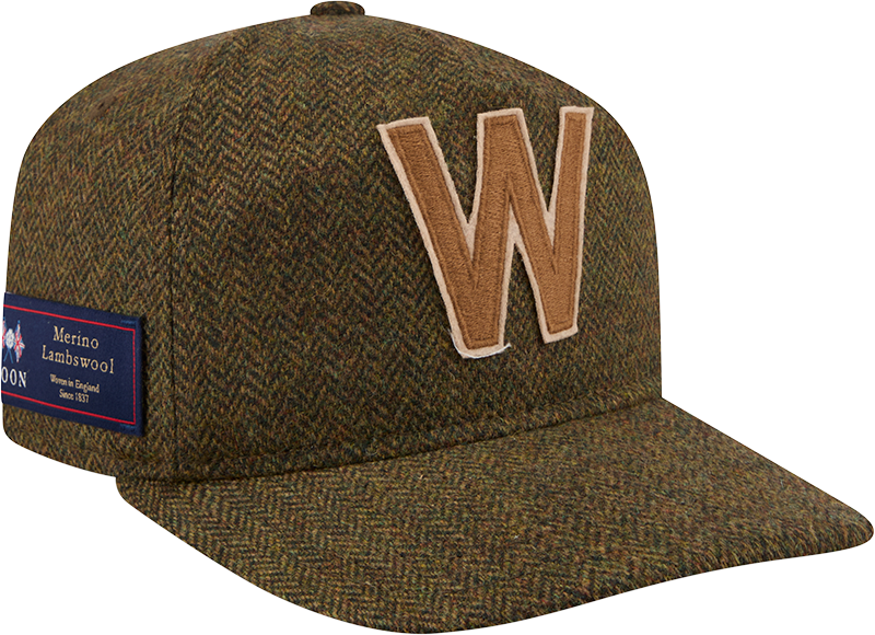 Washington Nationals Olive Merino Lambswool Moon 19TWENTY Adjustable Hat