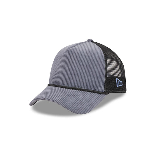 New Era Cap Corduroy Slate 9FORTY A-Frame Trucker Hat - New Era Cap