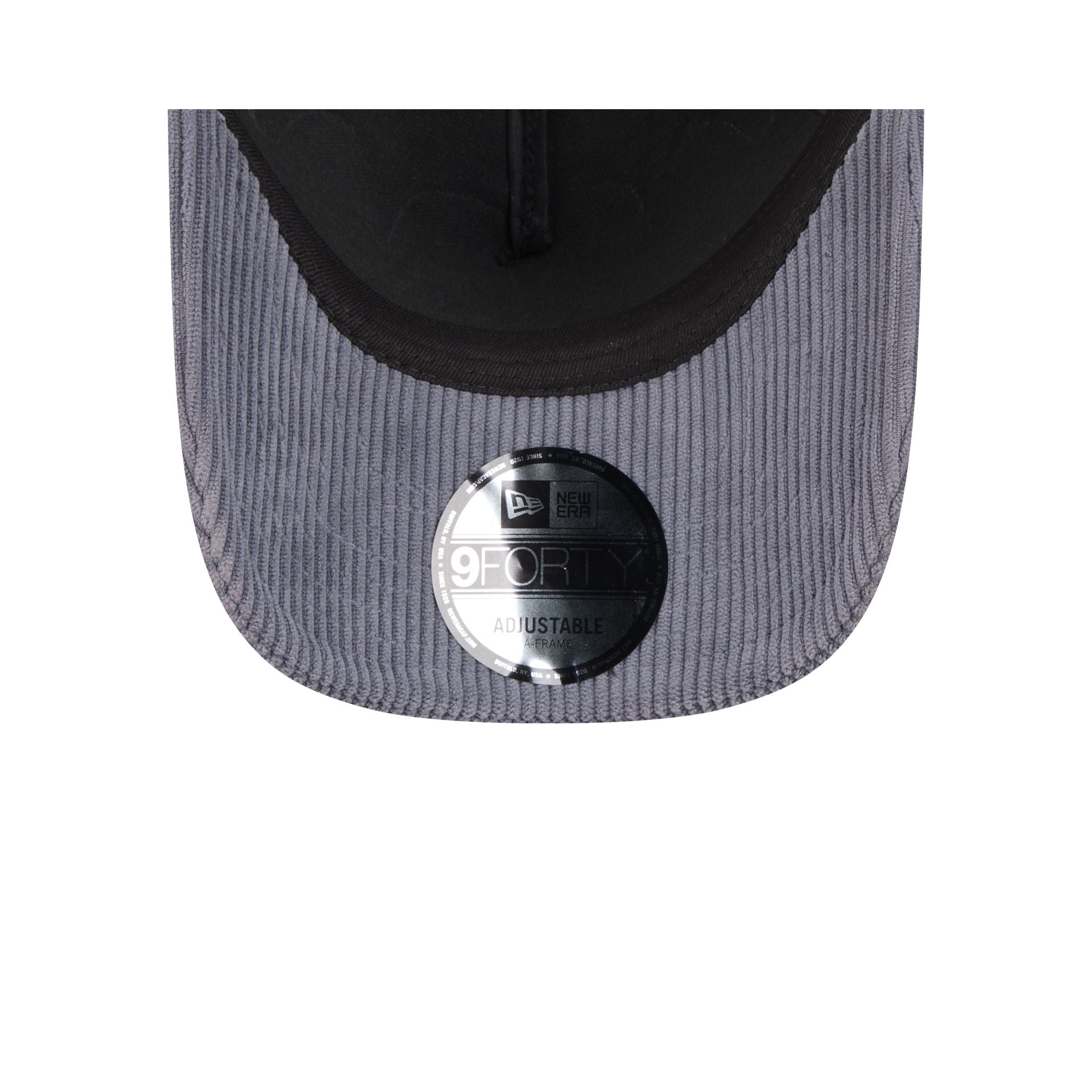 New Era Cap Corduroy Slate 9FORTY A-Frame Trucker Hat