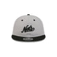 Brooklyn Nets Chainstitch Script Retro Crown 9FIFTY Snapback Hat