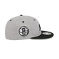 Brooklyn Nets Chainstitch Script Retro Crown 9FIFTY Snapback Hat