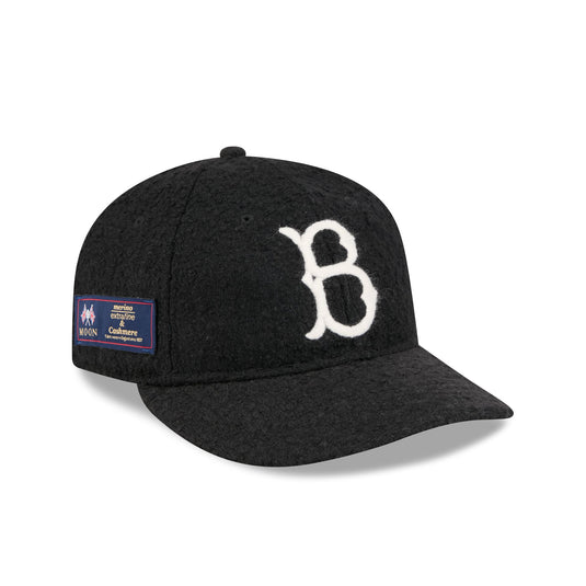 Brooklyn Dodgers Navy Merino & Cashmere Moon Retro Crown 9FIFTY Adjustable Hat - New Era Cap
