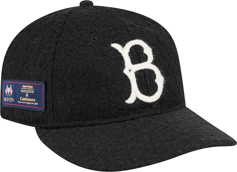 Brooklyn Dodgers Navy Merino & Cashmere Moon Retro Crown 9FIFTY Adjustable Hat
